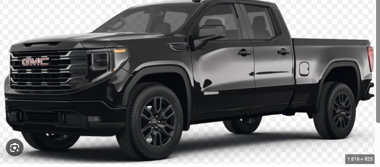 GMC Sierra 1500 Elevation cabine multiplace 4RM 157 po 2023 Noir