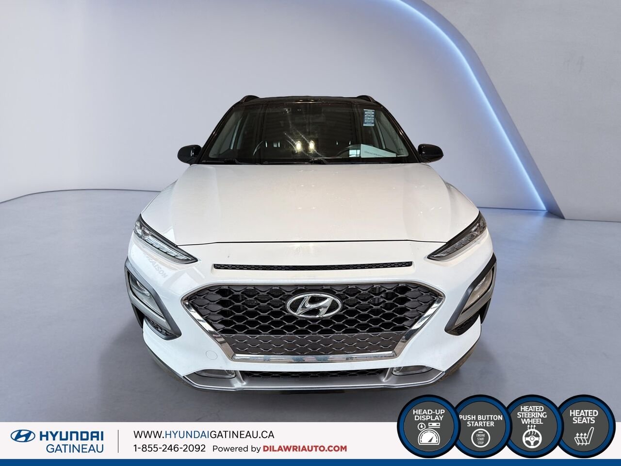 Hyundai Kona 2018 Blanc Gatineau - photo #1