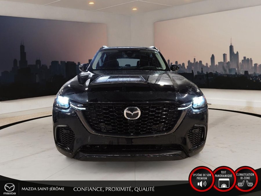 2025 Mazda CX-70 hybride léger GT | TOIT OUVRANT | CUIR | Black