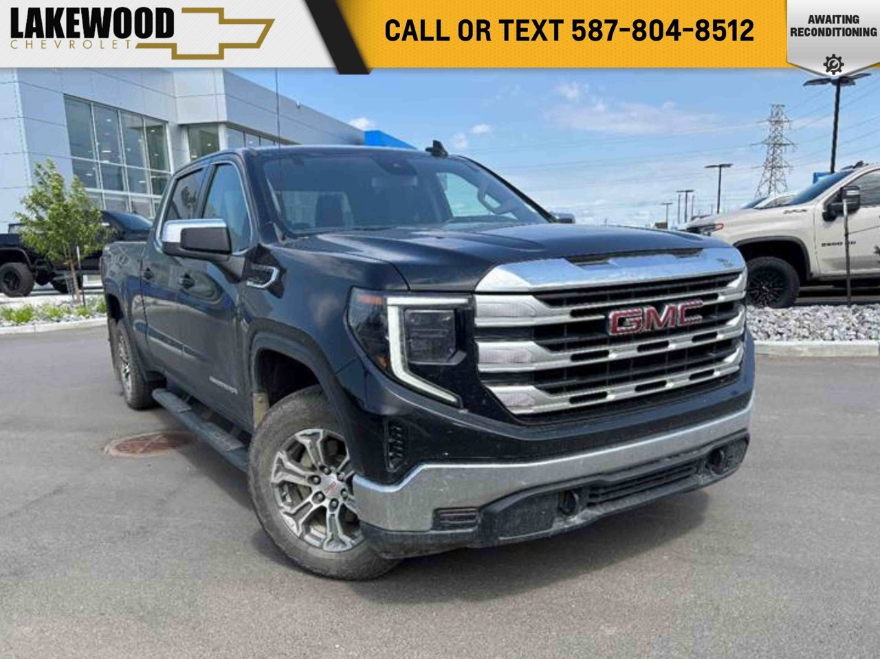 2023 GMC Sierra 1500 4WD Crew Cab 147 SLE Black Sherwood Park - photo #0