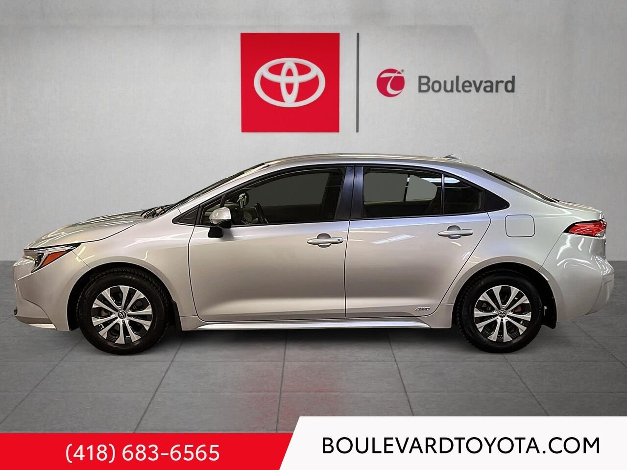 Toyota Corolla 100039A-1 | HYBRIDE LE, AWD 2023 Argent Québec - photo #5