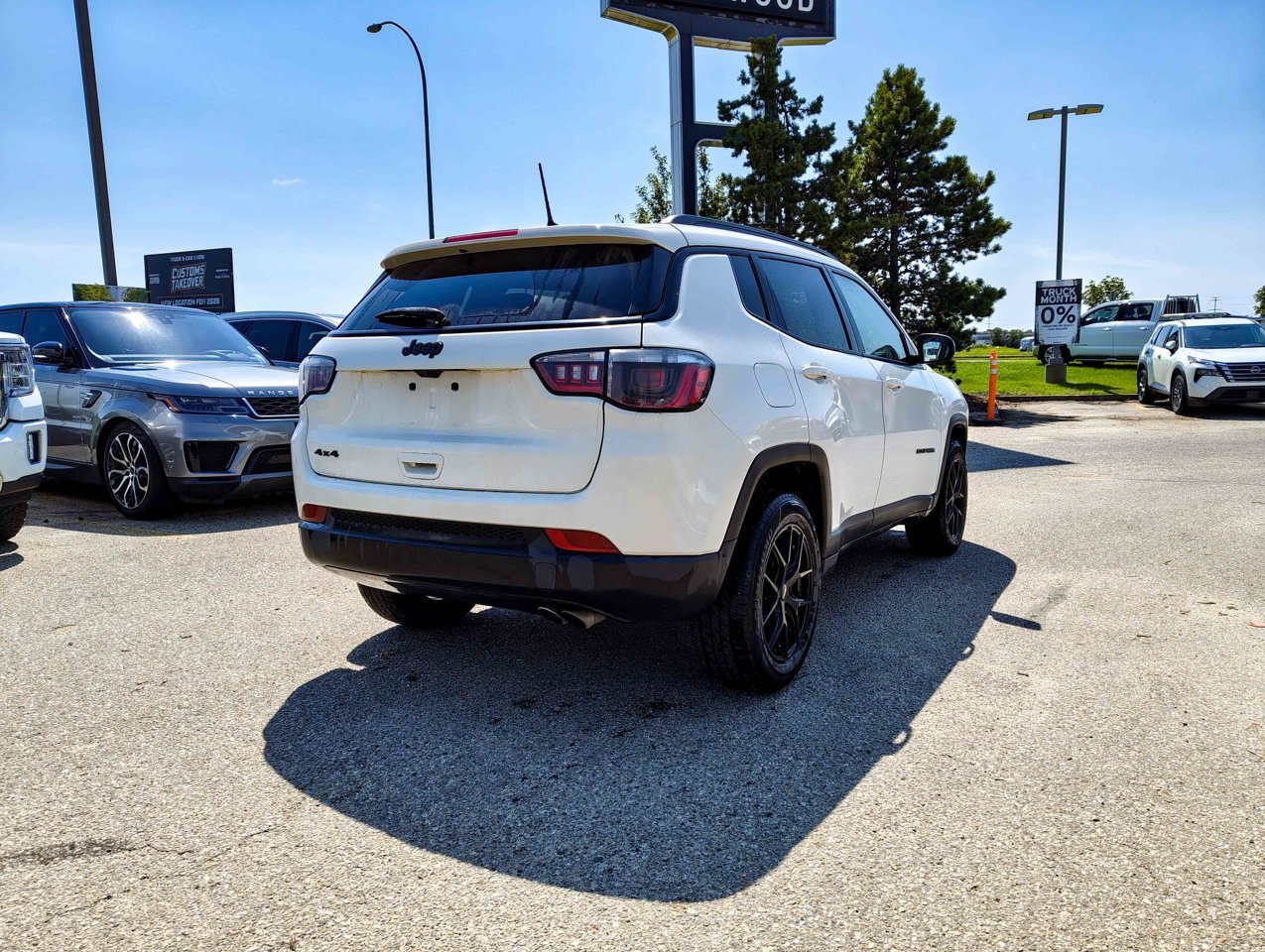 2021 Jeep Compass Upland Edition 4x4 White Sherwood Park - photo #5
