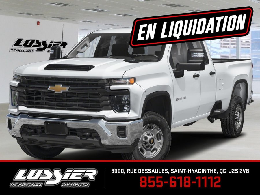 Chevrolet Silverado 2500HD WT cabine double 4RM 149 po 2025 BLANC SOMMET