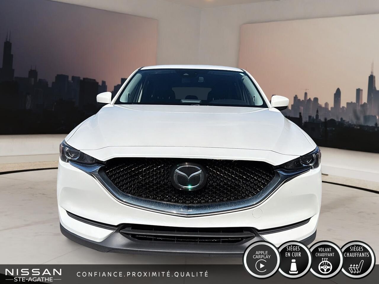 Mazda CX-5 2020 Blanc Saint-Jérôme - photo #1