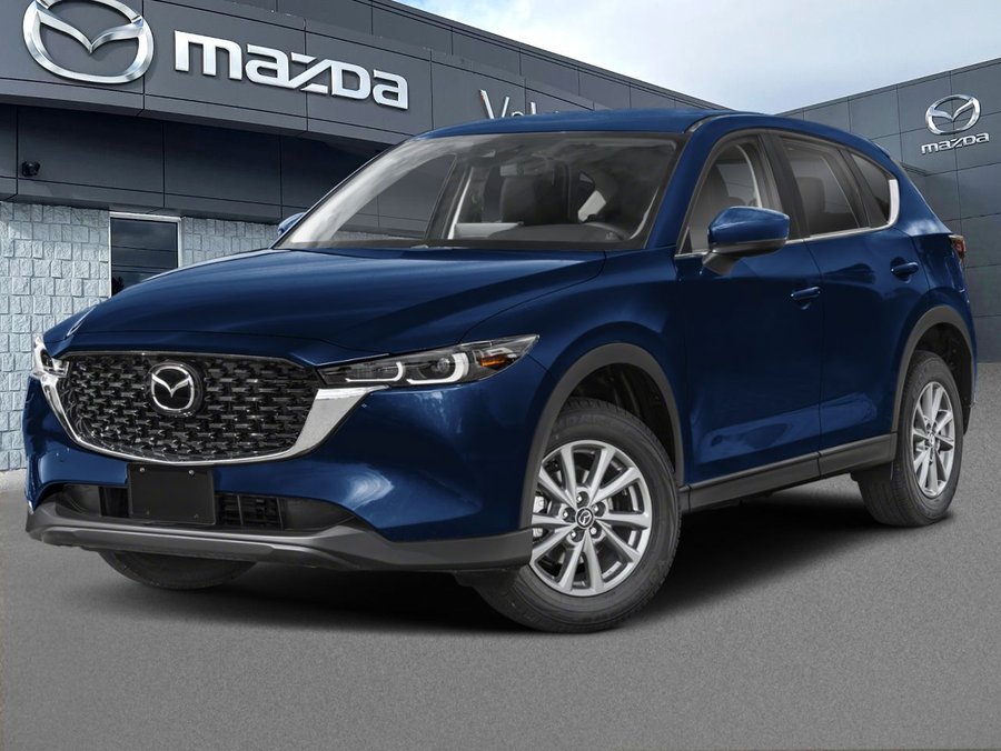 2025 Mazda CX-5 Gs, awd, sièges, volant et rétroviseurs chauffants, hayon électrique Deep Crystal Blue Mica