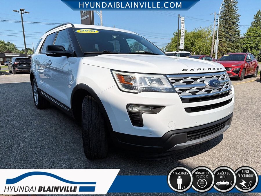 2018 Ford Explorer 2018 White