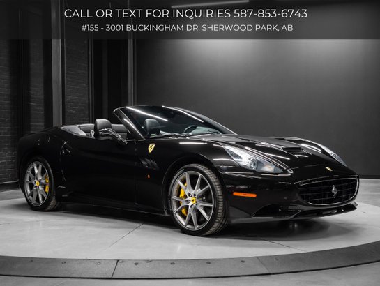 2011 Ferrari California 2011 Nero Daytona Metallic
