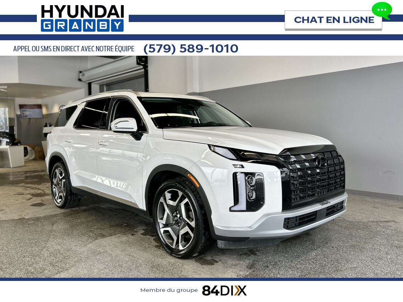 2023 Hyundai Palisade White Granby - photo #0