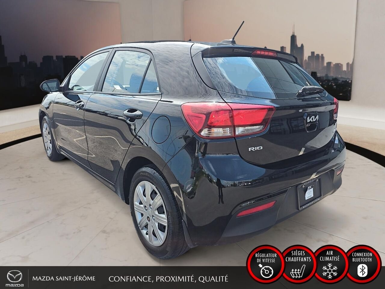 2023 Kia Rio 5 portes Black Saint-Jérôme - photo #8