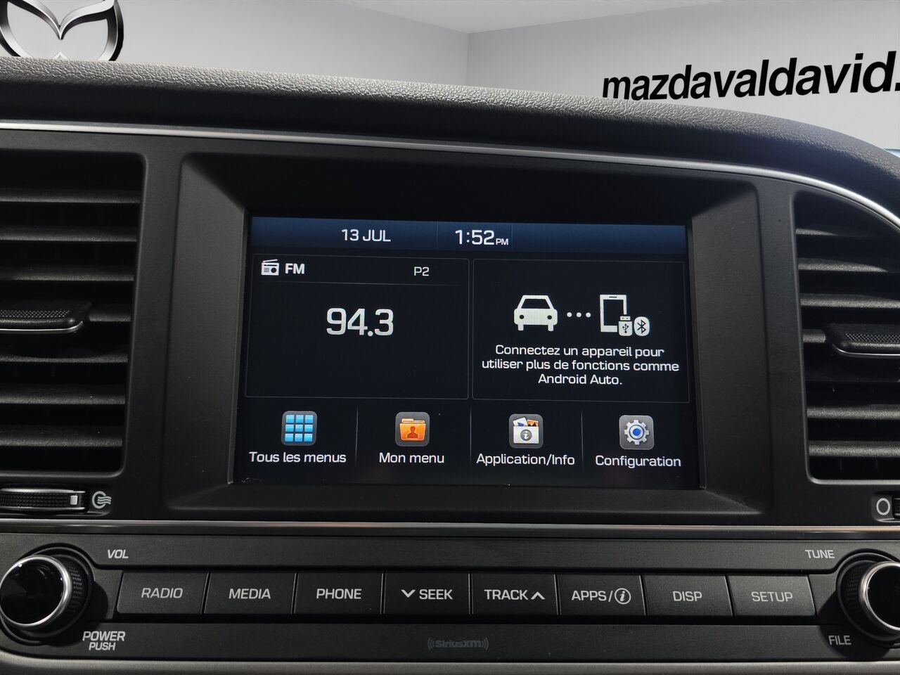 Hyundai Elantra Berline 4 portes, boîte automatique, GL, volant chauffant, caméra de recul 2017 Bleu Val-David - photo #10