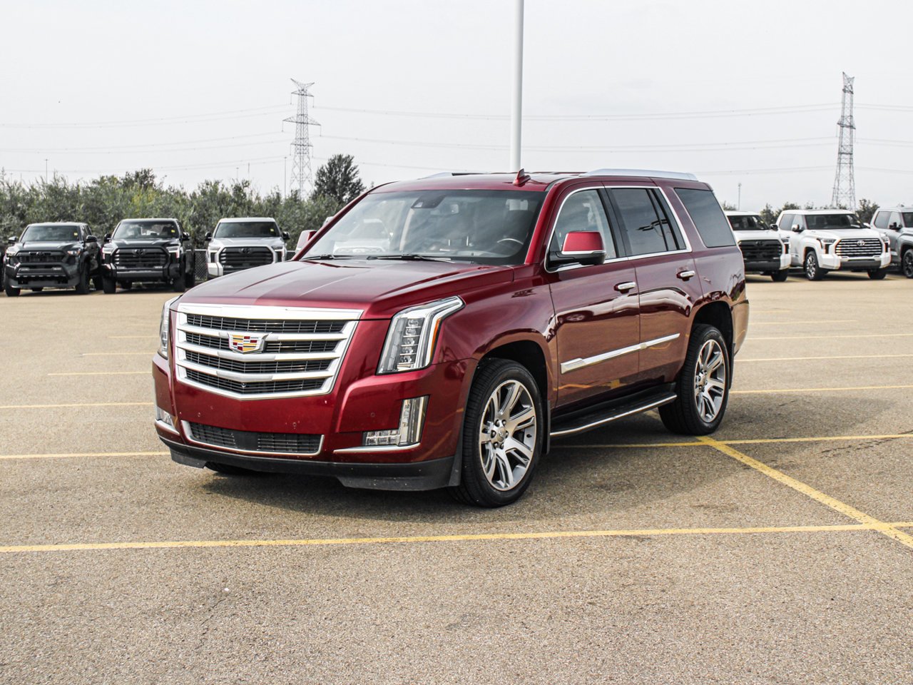 2016 Cadillac Escalade 4WD 4dr Premium Collection Red Passion Sherwood Park - photo #3