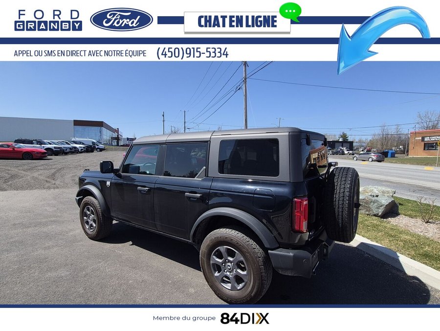 Ford Bronco Big Bend 4 portes 4x4 2023 Noir
