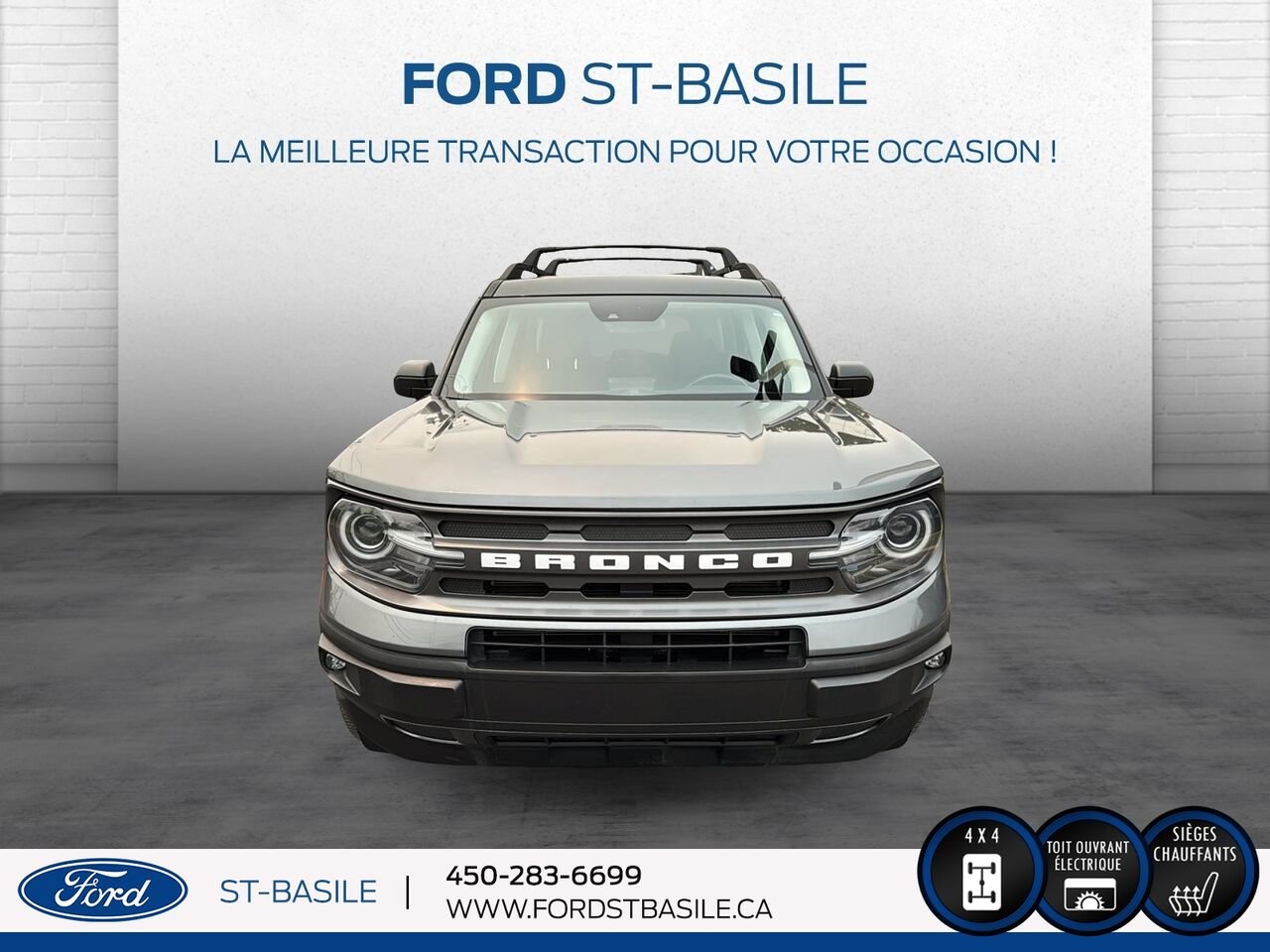 2021 Ford BRONCO Grey Saint-Basile-le-Grand - photo #10