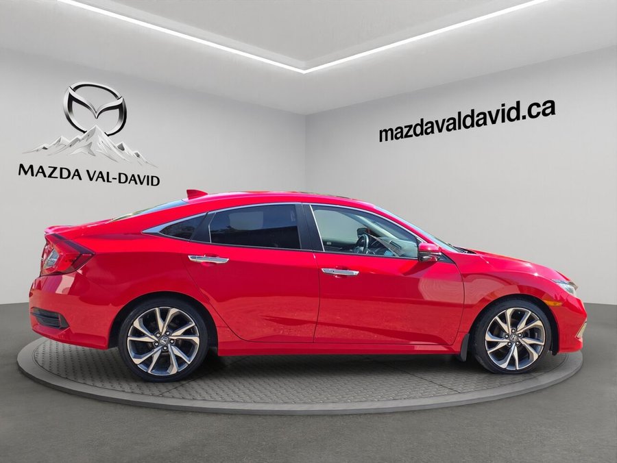 2020 Honda Civic Berline Tourisme CVT, Navigation, Toit ouvrant, Apple Carplay Red