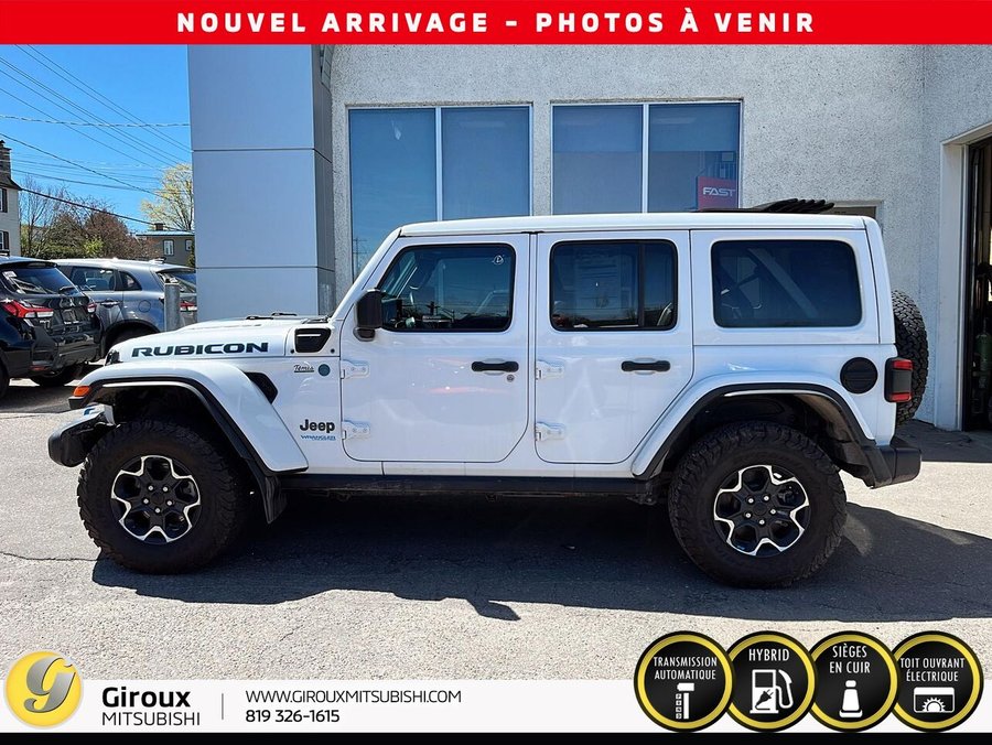 2022 JEEP WRANGLER UNLIMITED RUBICON 4XE Unlimited Rubicon 4x4 White