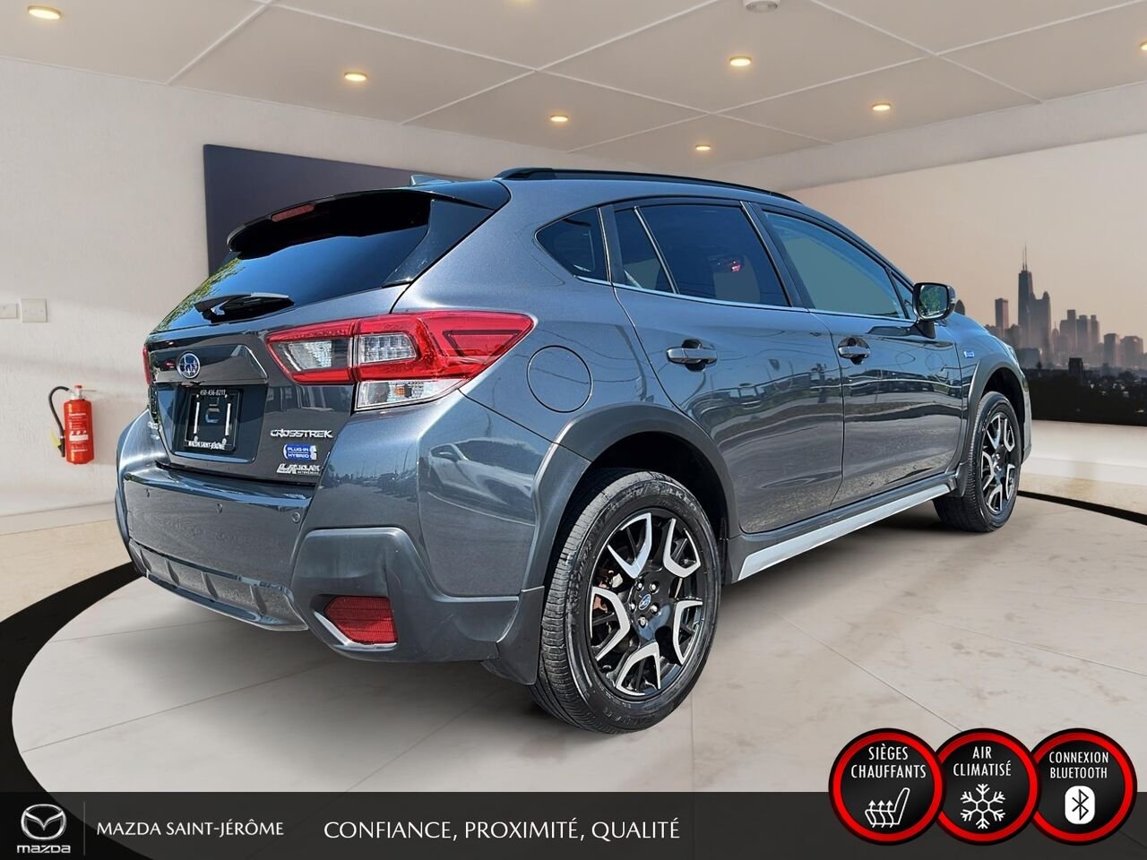 2023 Subaru Crosstrek hybride rechargeable Limited | TOIT OUVRANT | CUIR | AWD | Grey Saint-Jérôme - photo #5