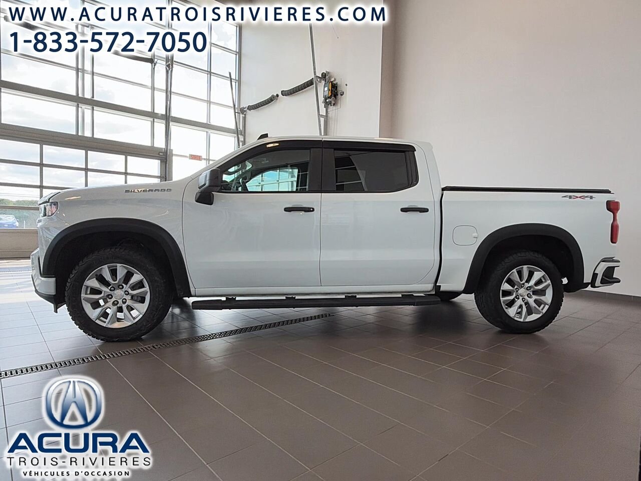 Chevrolet Silverado 1500 CUSTOM BOITE COURTE 2020 Blanc Trois-Rivières - photo #7
