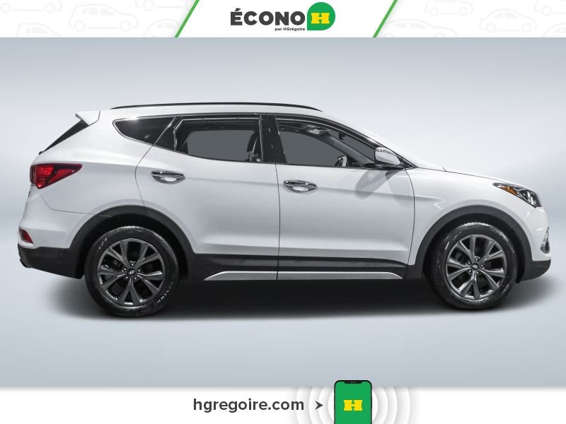Hyundai Santa Fe 725320 | Ultimate AWD AUTO AC UIR TOIT NAV MAGS CAM RECULE 2018 Blanc Laval - photo #8