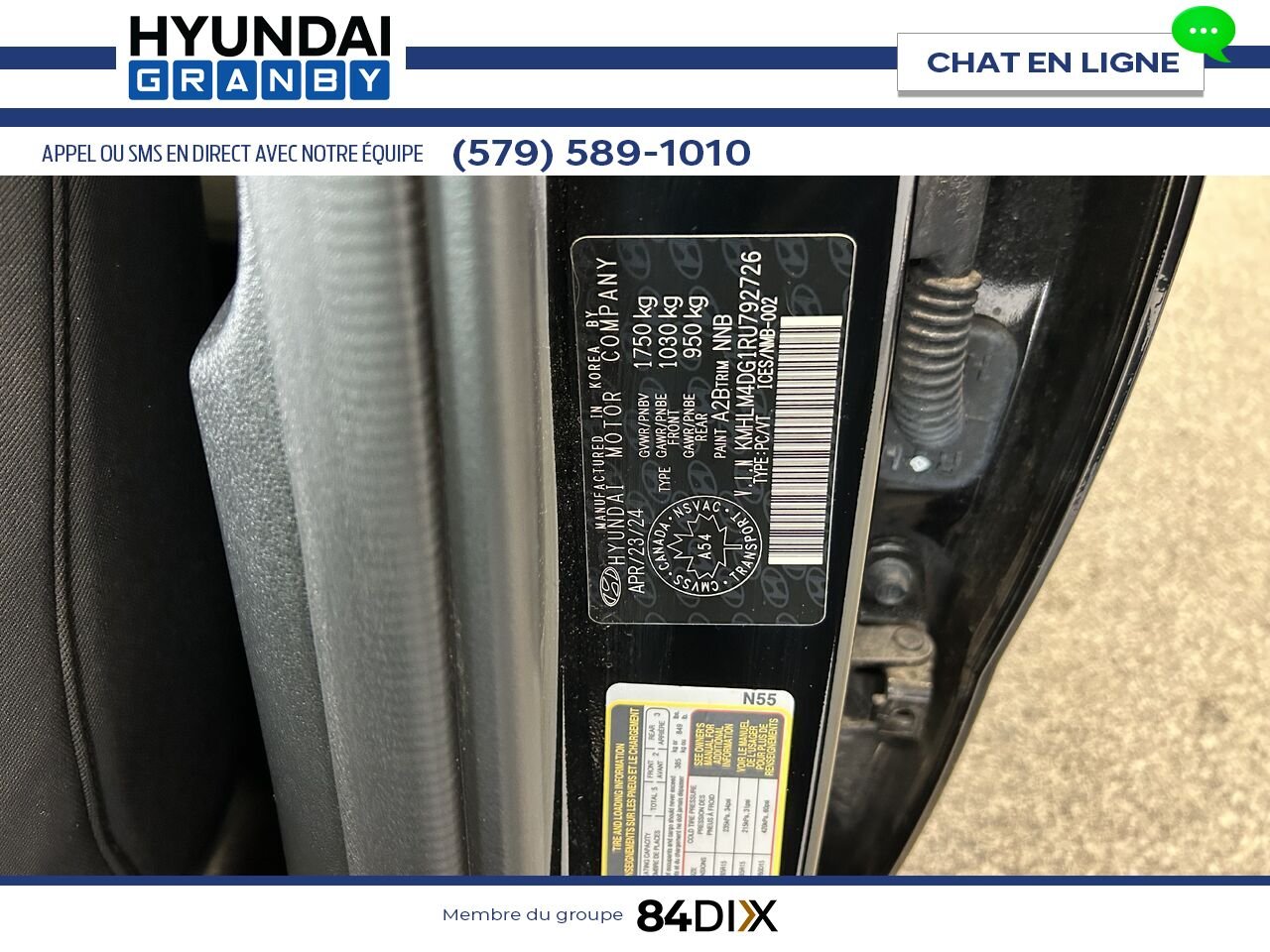 Hyundai Elantra 2024 Noir Granby - photo #25