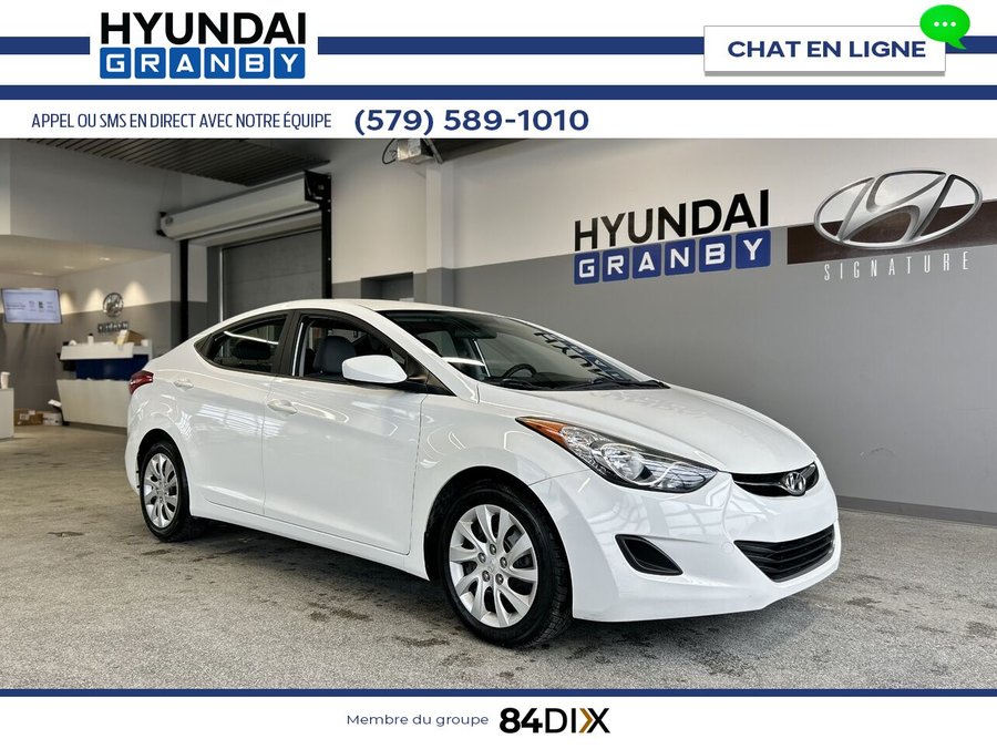 2013 Hyundai Elantra 2013 White