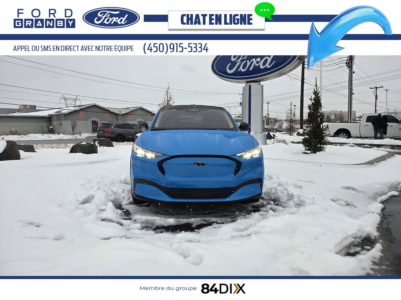 2024 Ford Mustang Mach-E Blue Granby - photo #1
