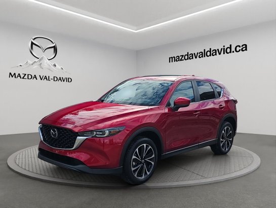 Mazda CX-5 Gs, awd, Toit ouvrant, volant et rétroviseurs chauffants, hayon électrique 2025 Rouge vibrant cristal métallisé