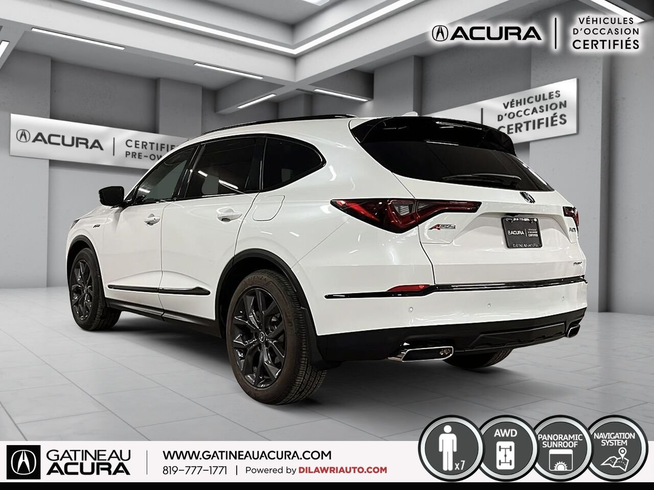 Acura MDX A-Spec SH-AWD 2024 Blanc Ottawa & Gatineau - photo #17