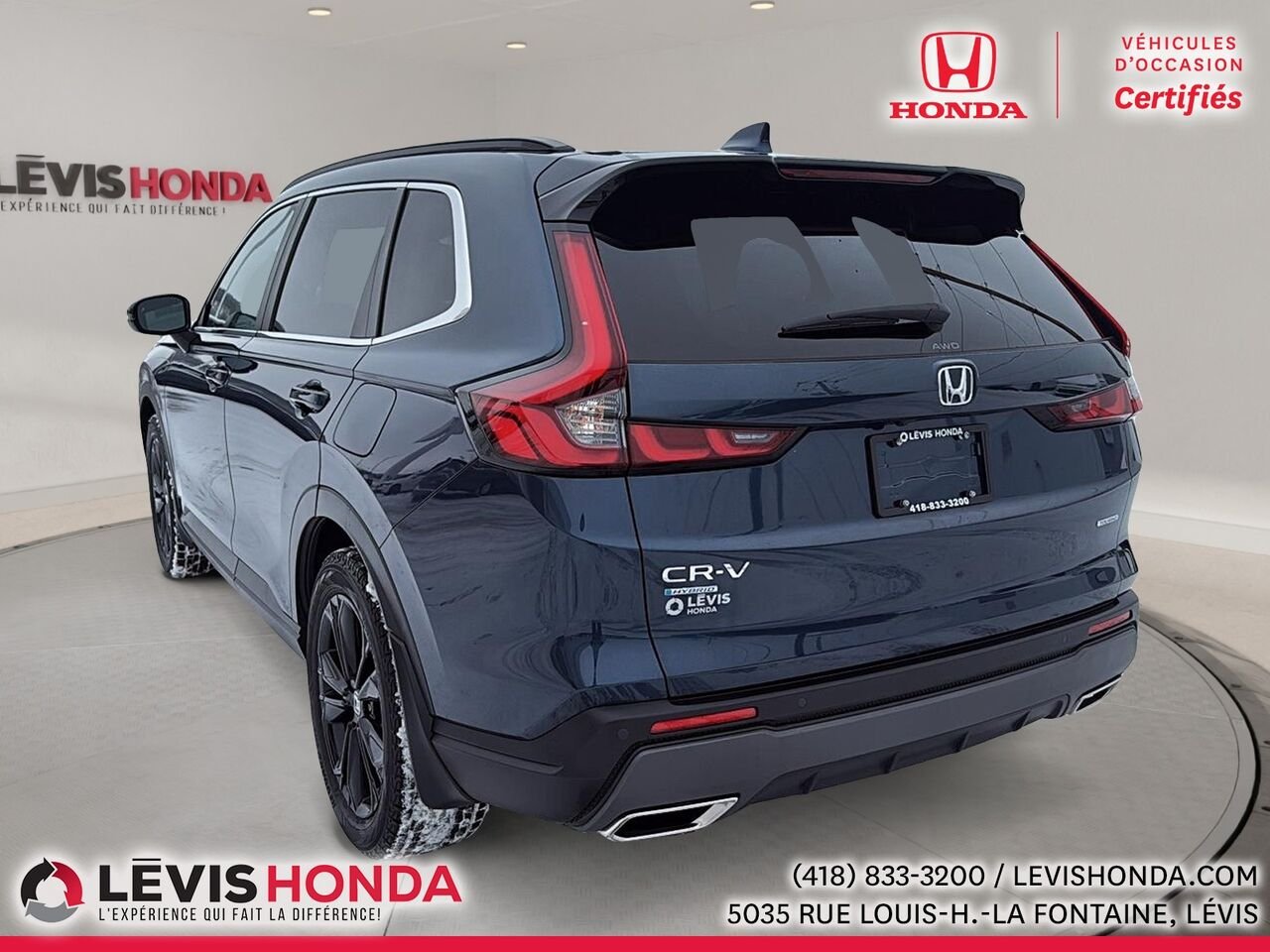 Honda CR-V Touring Hybride AWD Touring Traction Intégrale 2025 Bleu Lévis - photo #11