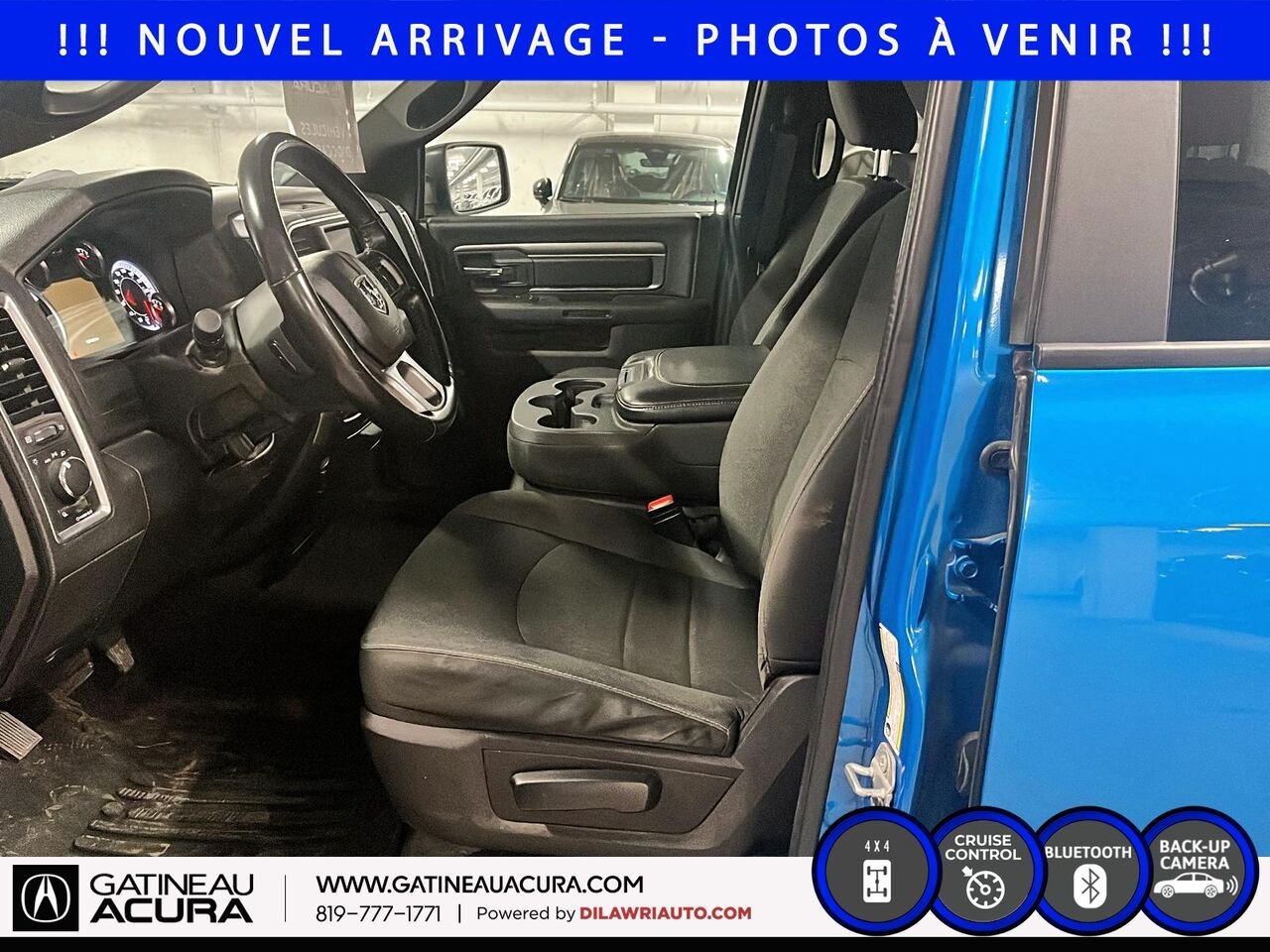 Ram 1500 Classic Warlock Quad Cab 4x4 2021 Bleu Ottawa & Gatineau - photo #9