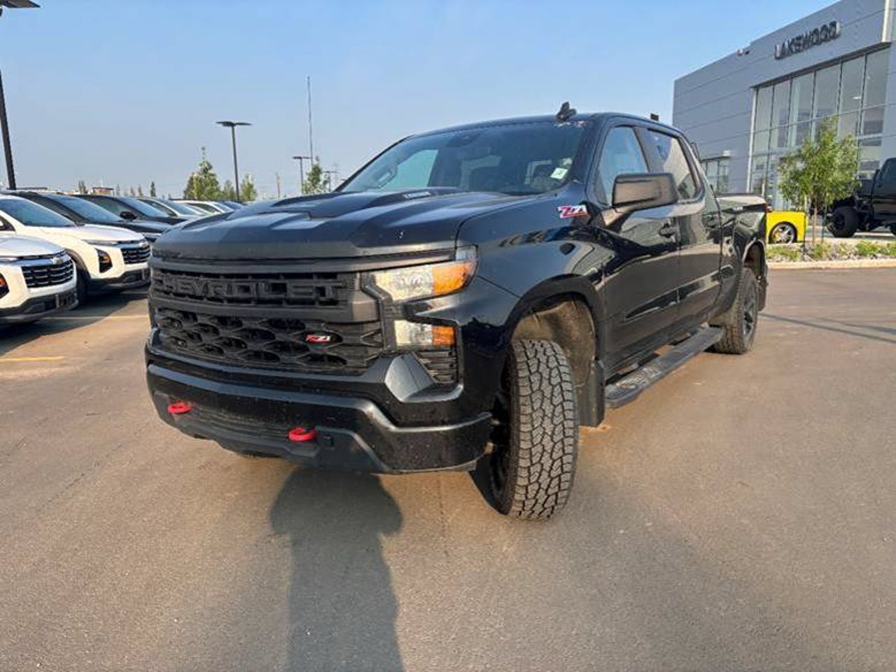 2024 Chevrolet Silverado 1500 4WD Crew Cab 157 Custom Trail Boss Black Sherwood Park - photo #2