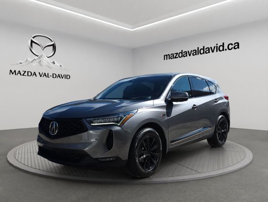 2022 Acura RDX A-Spec Platinum Élite TI, Volant chauffant, Navigation, Sièges ventilés Silver