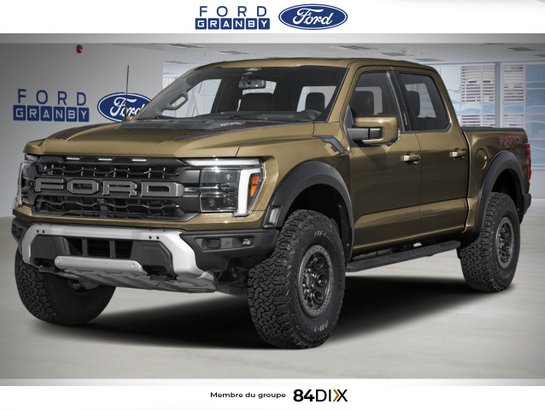 Ford F-150 Raptor SuperCrew 4RM caisse de 5,5 pi 2026 Vert abri