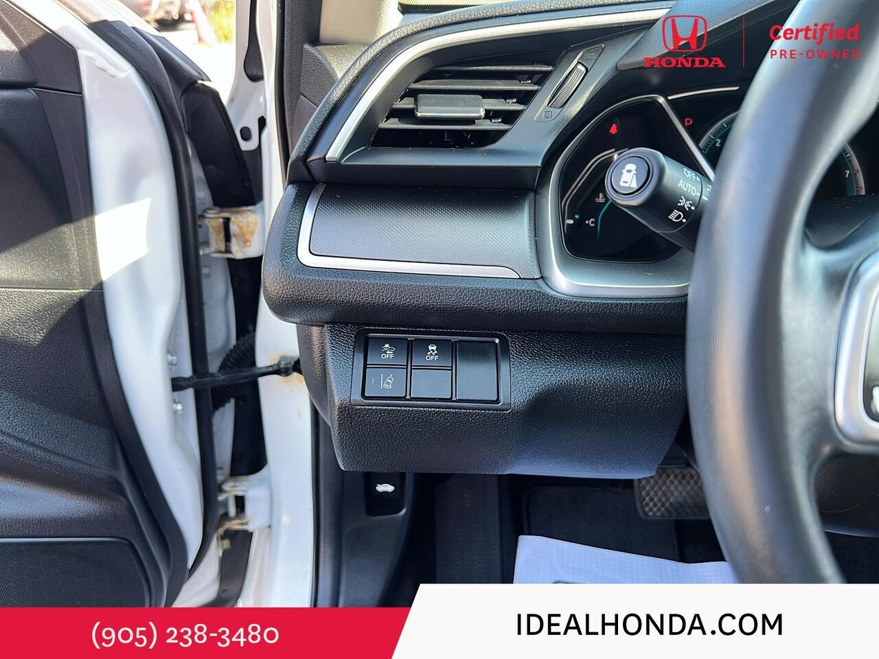 2021 Honda Civic Sedan EX CVT White Mississauga - photo #12
