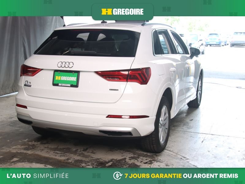 Audi Q3 822338 | Komfort AWD AUTO A/C MAGS CUIR TOIT CAM RECUL BLUE 2022 Blanc Laval - photo #7