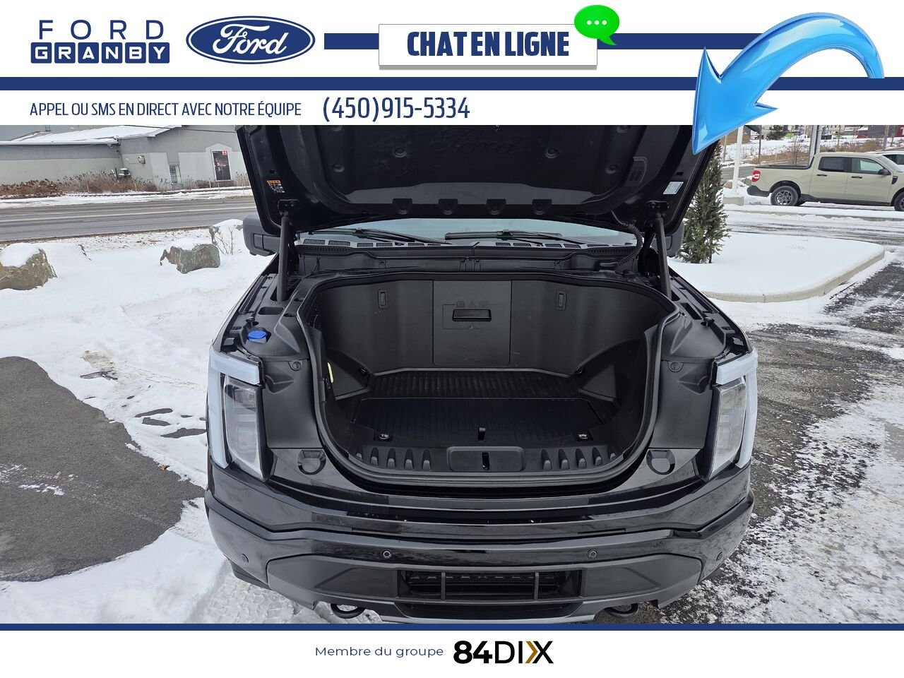 Ford F-150 Lightning 2023 Noir Granby - photo #24