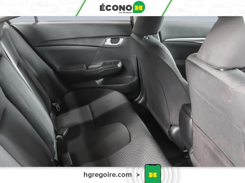 Honda Civic 821030 | EX AUTO A/C TOIT GR ELECT MAGS CAM RECUL 2015 Gris Laval - photo #24