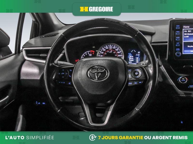 Toyota Corolla 821695 | SE MANUEL A/C NAV GR ELECT MAGS CAM RECUL BLUETOO 2021 Noir Laval - photo #18