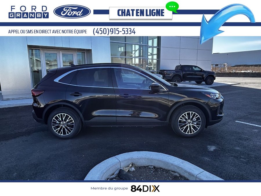 Ford Escape VHR TA 2025 Noir agate métallisé