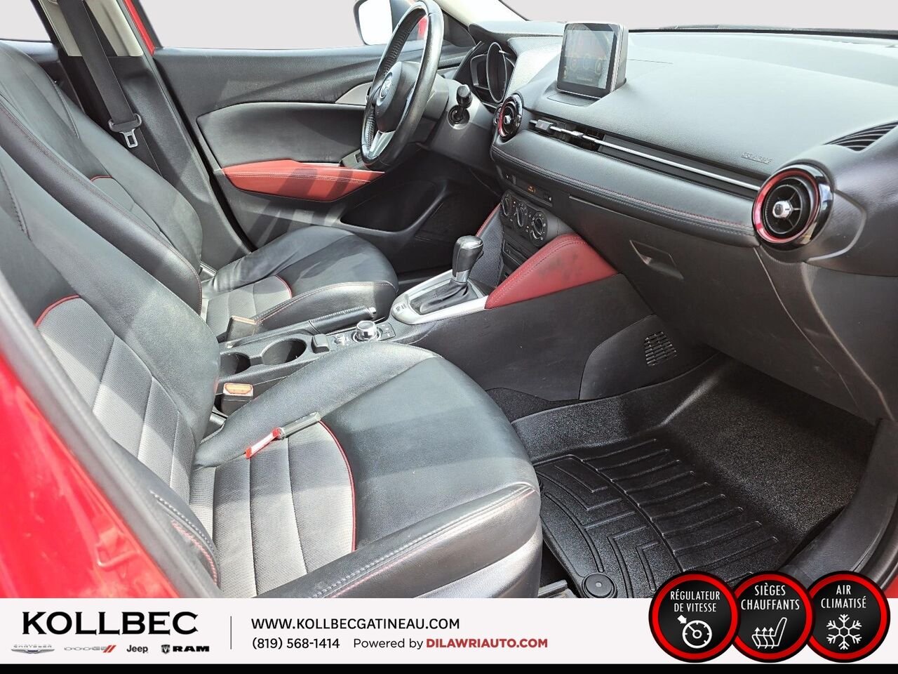 2016 MAZDA CX-3 26102 | GS FWD Red Gatineau - photo #19