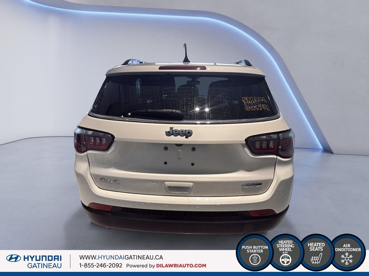 Jeep Compass 2018 Blanc Gatineau - photo #2