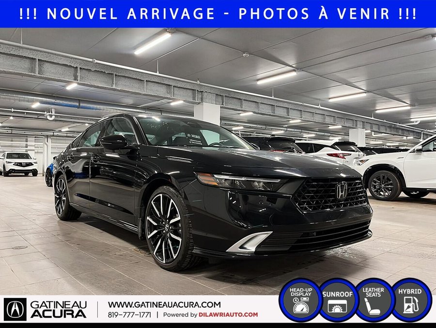 Honda Accord Hybride *** UN PROPRIO + CLEAN CARFAX + BAS KILOMÉTRAGE*** 2024 Noir