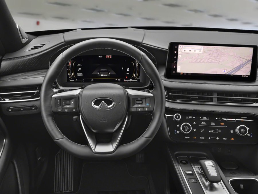 2027 INFINITI QX65 2027 Radiant White/Black Obsidian