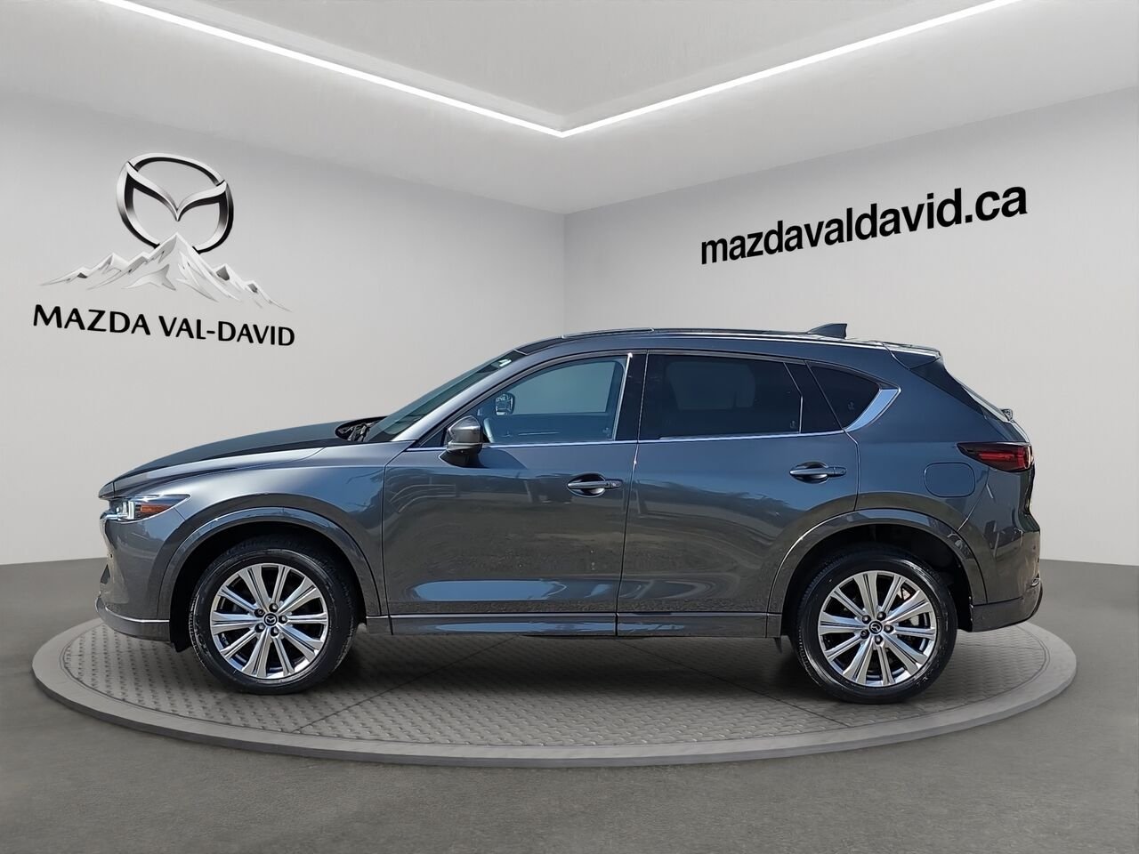 Mazda CX-5 Signature TI, BLUETOOTH, TOIT OUVRANT, VOLANT CHAUFFANT 2022 Gris Val-David - photo #1