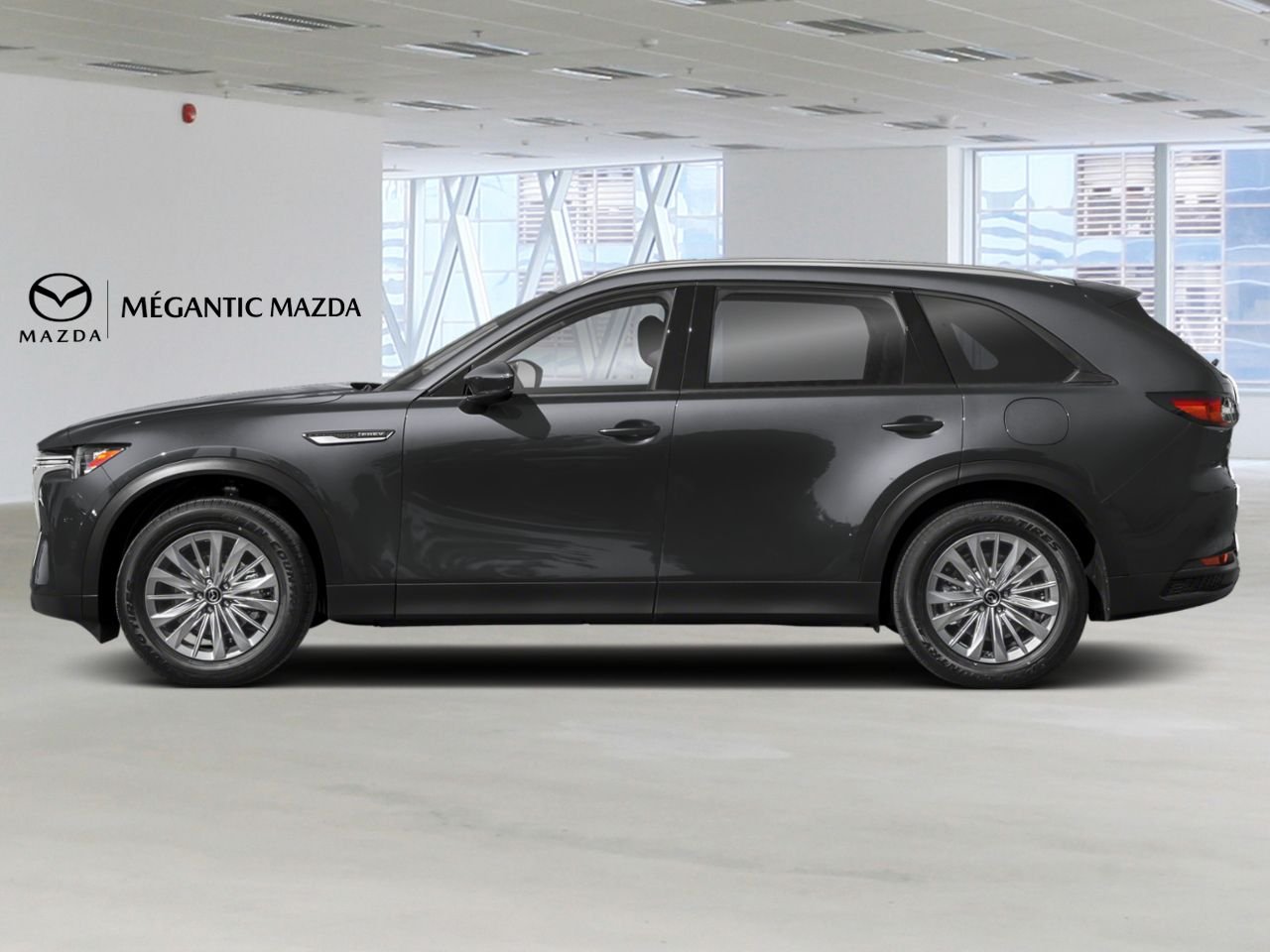 Mazda CX-90 hybride rechargeable 2026 Gris mécanique métallisé Lac Mégantic - photo #1