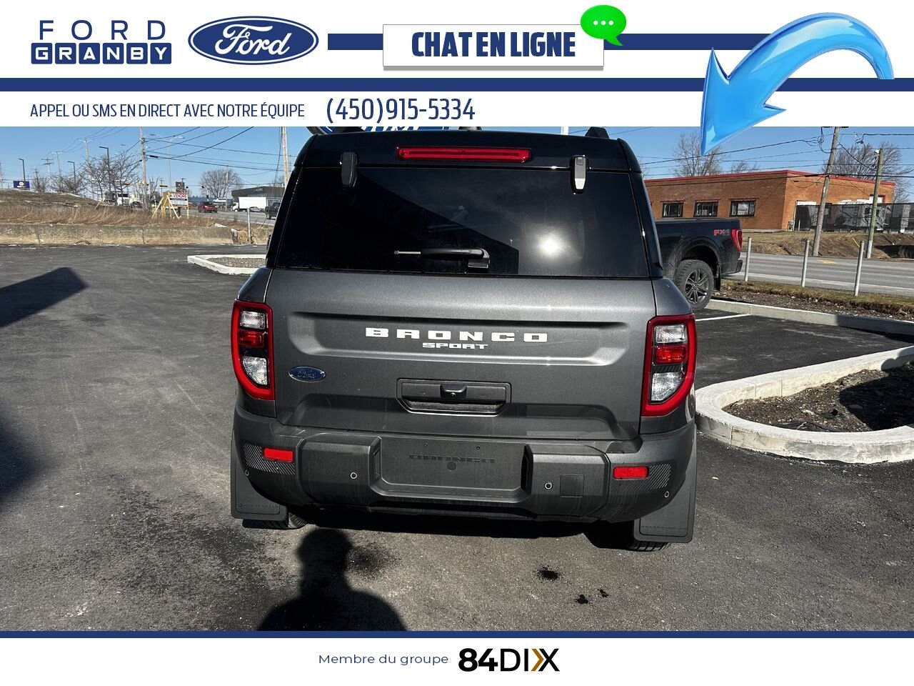 2025 Ford Bronco Sport Azure Grey Metallic Tri-Coat Granby - photo #3