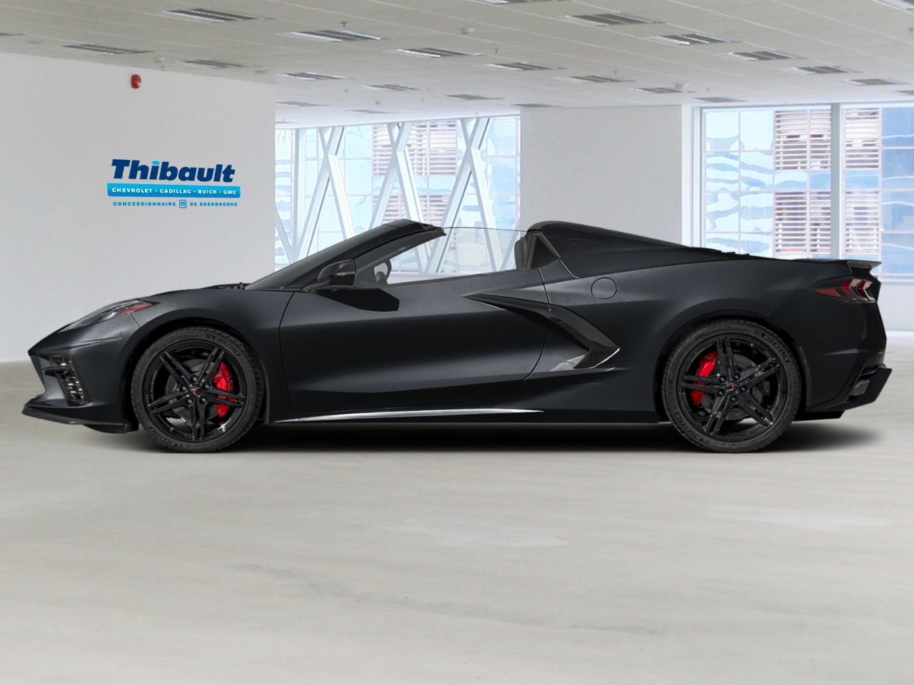 2027 CHEVROLET Corvette Stingray cabriolet 2 portes avec 1LT BLACK Sherbrooke - photo #2
