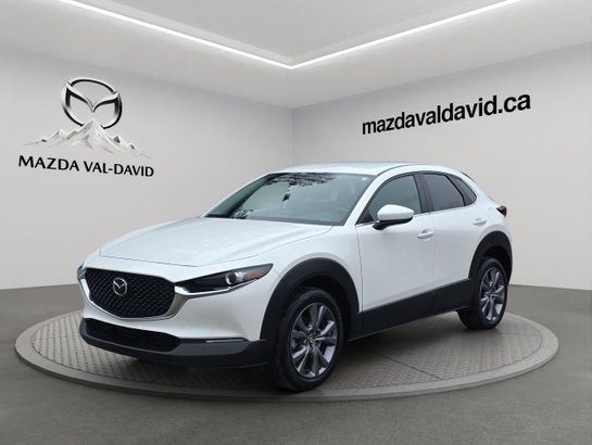 2024 Mazda CX-30 GS TI, AWD, Bluetooth, Navigation, commande audio au volant White