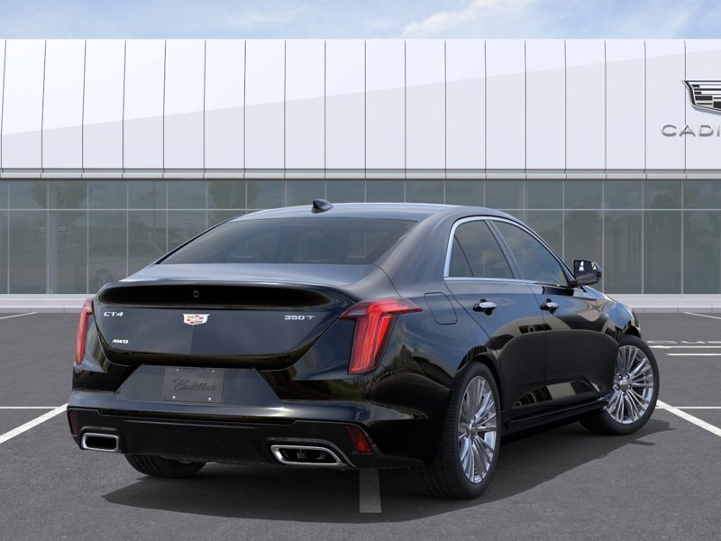 2026 CADILLAC CT4 CT4 SEDAN 2.0L TURBO PREMIUM LUXURY AWD (1SD) Black Raven Laval - photo #3