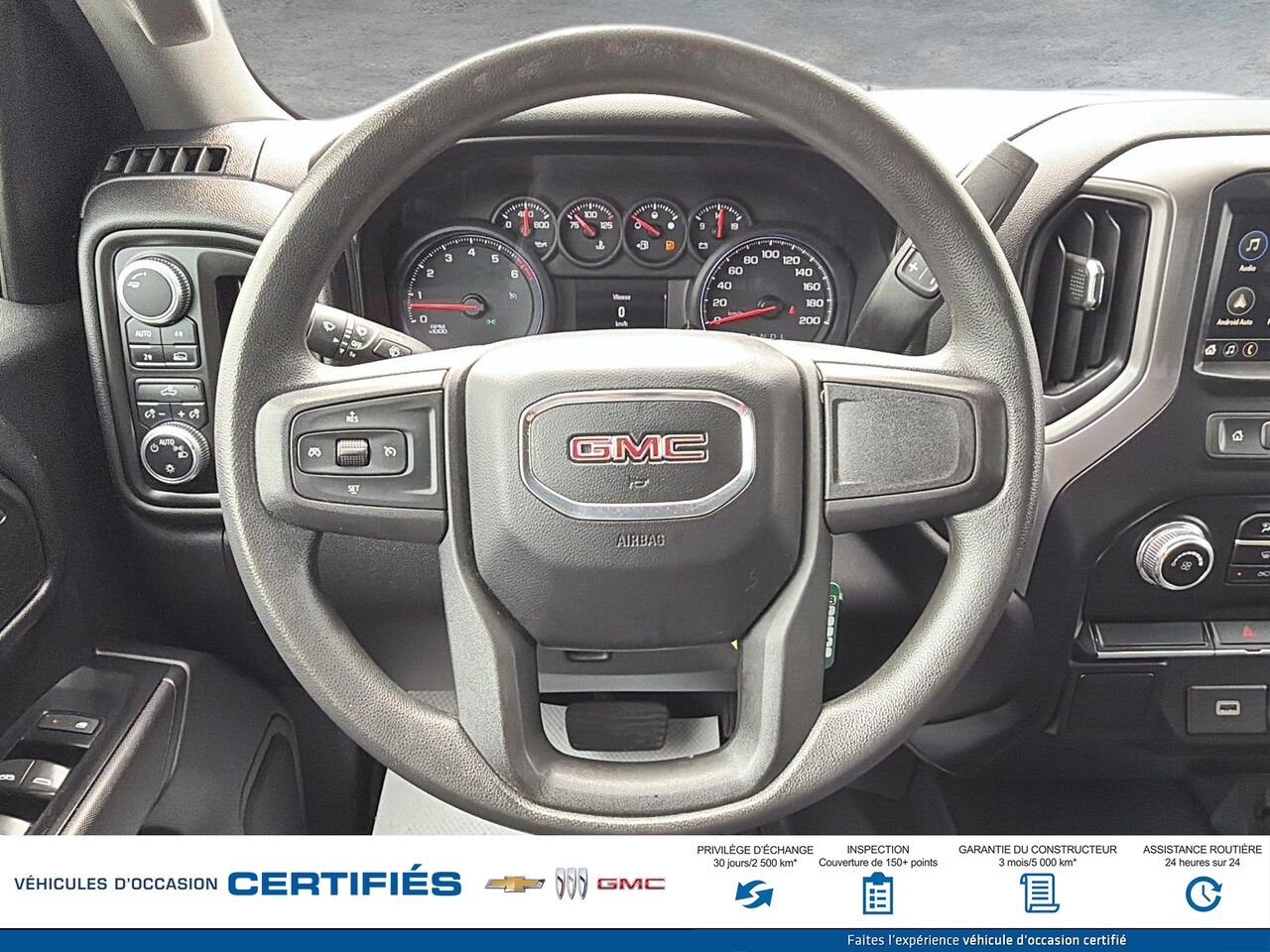 GMC SIERRA 1500 cabine double 4RM 147 po 2019 Argent Montmagny - photo #9