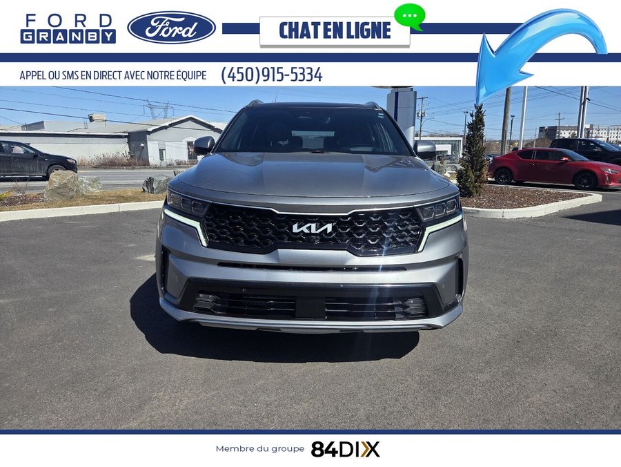 Kia Sorento SX PHEV, Toit, Cuir bleu SX TI/AWD 2022 Gris